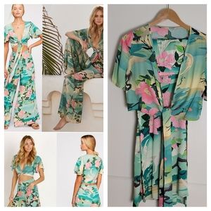 Crop Top & Wide Leg Pants Set